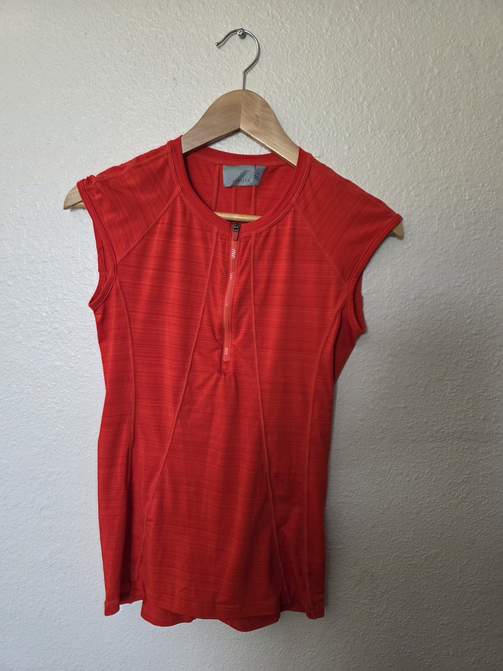 Athleta Pacifica UPF Tank 2, Saffron Red, XS